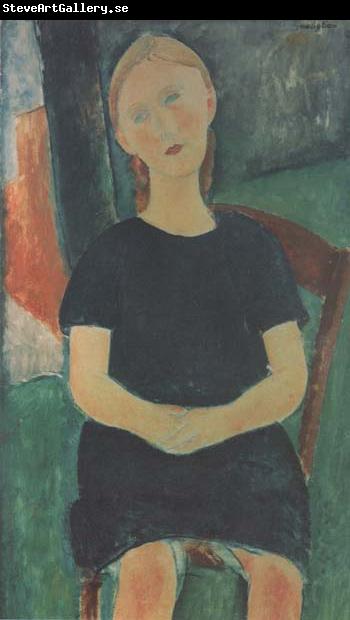 Amedeo Modigliani Jeune fille sur une chaise (mk38)